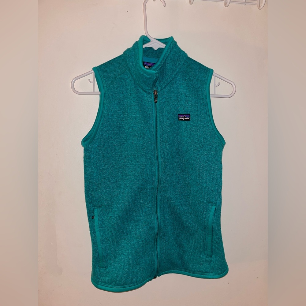 Patagonia Better Sweater Vest, XS, in Teal